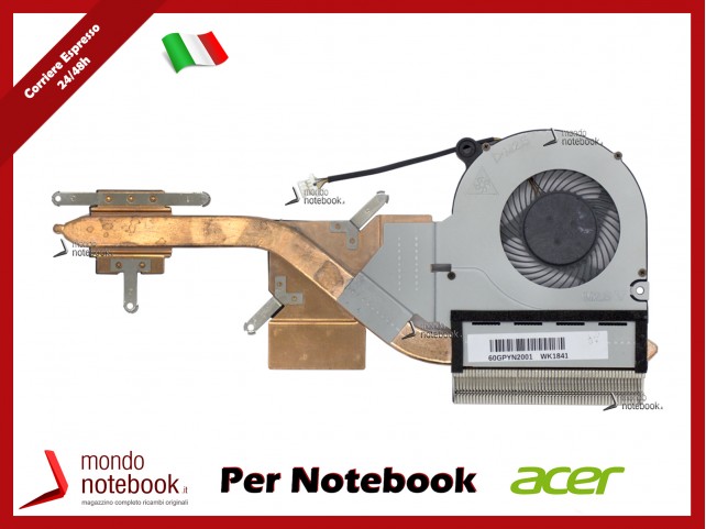 Dissipatore e Ventola Heatsink Fan CPU ACER Aspire A515-41G NS85B11AT20Y003DC0 60GPYN2001 Dissipatore e Ventola Heatsink Fan CPU ACER Aspire A515-41G NS85B11AT20Y003DC0 60GPYN2001