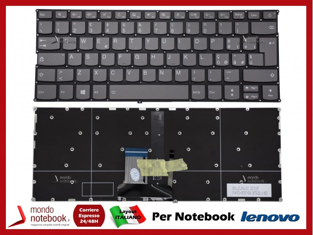 Tastiera Notebook Lenovo 320S-13IKB 320-13 XIAOXIN 7000-13 V720-14 Retroilluminata (Italiana) Tastiera Notebook Lenovo 320S-13IKB 320-13 XIAOXIN 7000-13 V720-14 Retroilluminata (Italiana)