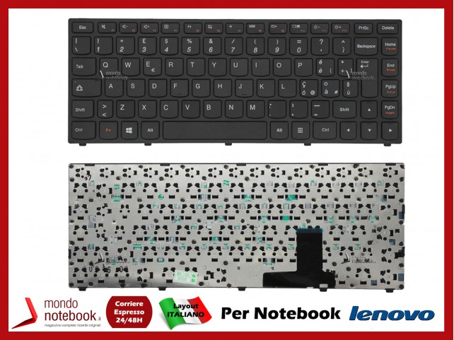 Tastiera Notebook Lenovo Yoga 13 (NERA con FRAME) Italiana Tastiera Notebook Lenovo Yoga 13 (NERA con FRAME) Italiana