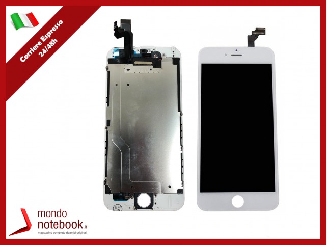 DISPLAY LCD PER APPLE IPHONE 6 6G TOUCH SCREEN VETRO BIANCO ALTA QUALITÀ DISPLAY LCD PER APPLE IPHONE 6 6G TOUCH SCREEN VETRO BIANCO ALTA QUALITÀ