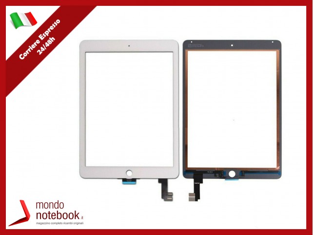 TOUCH PER APPLE IPAD 6 AIR 2 WIFI 3G A1566 A1567 SCHERMO 9,7'' VETRO BIANCO TOUCH PER APPLE IPAD 6 AIR 2 WIFI 3G A1566 A1567 SCHERMO 9,7'' VETRO BIANCO