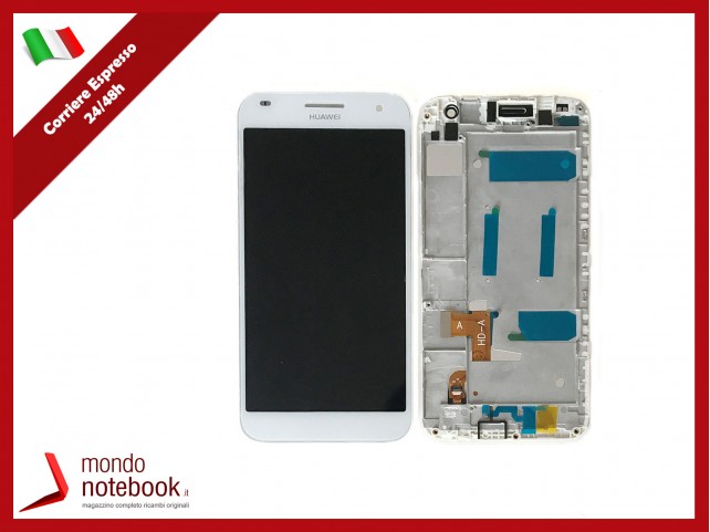 Display LCD con Touch Screen Compatibile Huawei Ascend G7 G7-L01 G7-L03 (Bianco) Display LCD con Touch Screen Compatibile Huawei Ascend G7 G7-L01 G7-L03 (Bianco)