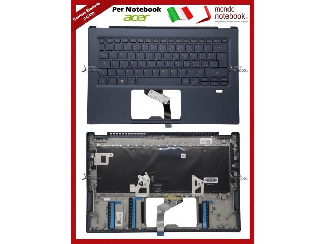 Tastiera con Top Case ACER Swift SF514-54T (Blue) Italiana Tastiera con Top Case ACER Swift SF514-54T (Blue) Italiana
