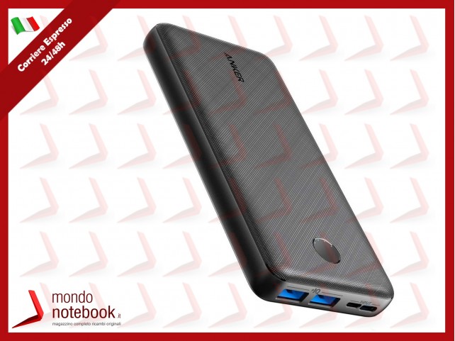 Powerbank 20000mAh Anker PowerCore Essential ingresso USB-C Powerbank 20000mAh Anker PowerCore Essential ingresso USB-C