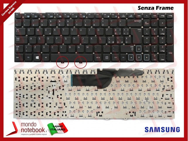 Tastiera Notebook SAMSUNG NP300 NP305 Series (NERA) Tastiera Notebook SAMSUNG NP300 NP305 Series (NERA)