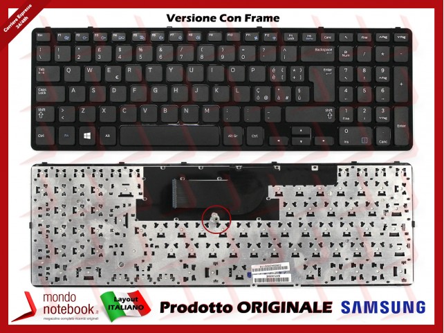 Tastiera Notebook SAMSUNG NP350E5C (NERA) Italiana BA75-04304E Tastiera Notebook SAMSUNG NP350E5C (NERA) Italiana BA75-04304E
