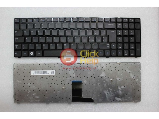 Tastiera Notebook SAMSUNG R578 R580 NP-R580 R590 NP-R590 (NERA) Tastiera Notebook SAMSUNG R578 R580 NP-R580 R590 NP-R590 (NERA)