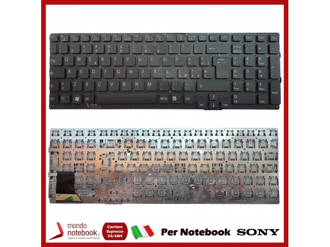Tastiera Notebook Sony VPC-SE PCG-41414 (NERA) Italiana Tastiera Notebook Sony VPC-SE PCG-41414 (NERA) Italiana