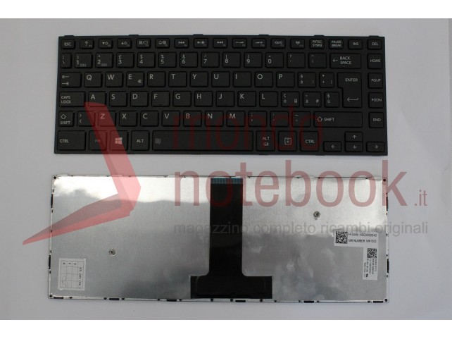 Tastiera Notebook TOSHIBA C40-B NERA FRAME (Win8) Tasti ad Isola Tastiera Notebook TOSHIBA C40-B NERA FRAME (Win8) Tasti ad Isola
