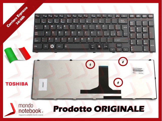 Tastiera Notebook TOSHIBA Satellite A660 A660D A665 A665D Tastiera Notebook TOSHIBA Satellite A660 A660D A665 A665D