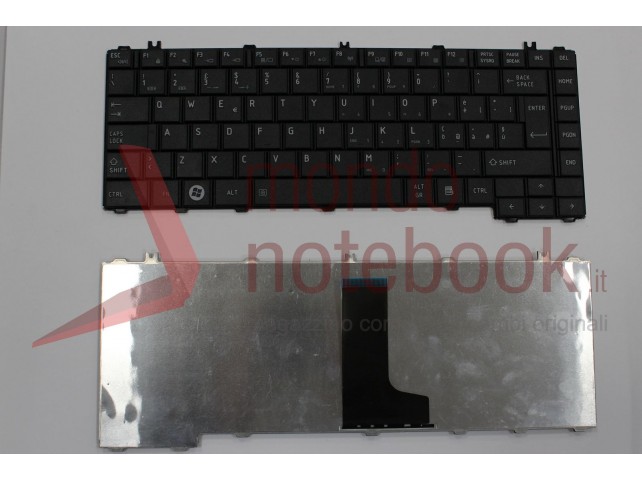 Tastiera Notebook TOSHIBA Satellite C600 C640D C645 L600 L630 L640 L730 L740 (Nera) con Adesivi Layout Italiano Tastiera Notebook TOSHIBA Satellite C600 C640D C645 L600 L630 L640 L730 L740 (Nera) con Adesivi Layout Italiano