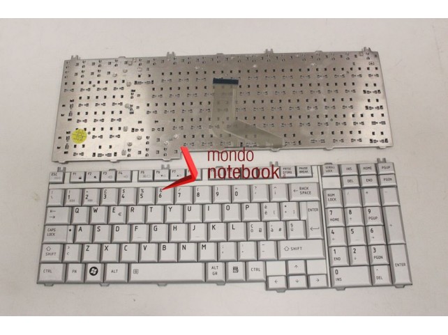 Tastiera Notebook TOSHIBA Satellite P300 P305 A500 L500 L350 L355 (SILVER) Tastiera Notebook TOSHIBA Satellite P300 P305 A500 L500 L350 L355 (SILVER)