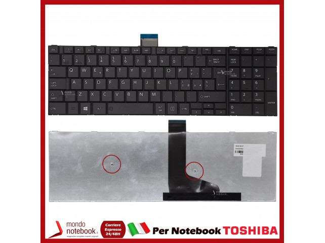 Tastiera Notebook TOSHIBA Satellite L50-A S50 S70 C70 L70 M50 U50 (NERA) (Con Frame) Tastiera Notebook TOSHIBA Satellite L50-A S50 S70 C70 L70 M50 U50 (NERA) (Con Frame)