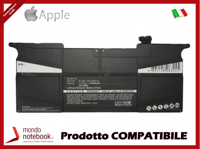 Batteria PowerQ per Apple MacBook Air Batteria PowerQ per Apple MacBook Air