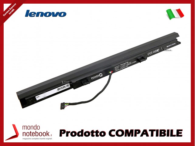 Batteria PowerQ per Lenovo 80SX000UHH 2200 mAh 14.4V P/N 5B10L04160 Nero Batteria PowerQ per Lenovo 80SX000UHH 2200 mAh 14.4V P/N 5B10L04160 Nero