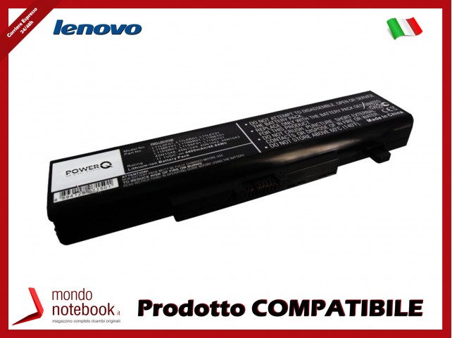 Batteria PowerQ per Lenovo B4308 4400 mAh 11.1V P/N 0A36311 Nero Batteria PowerQ per Lenovo B4308 4400 mAh 11.1V P/N 0A36311 Nero