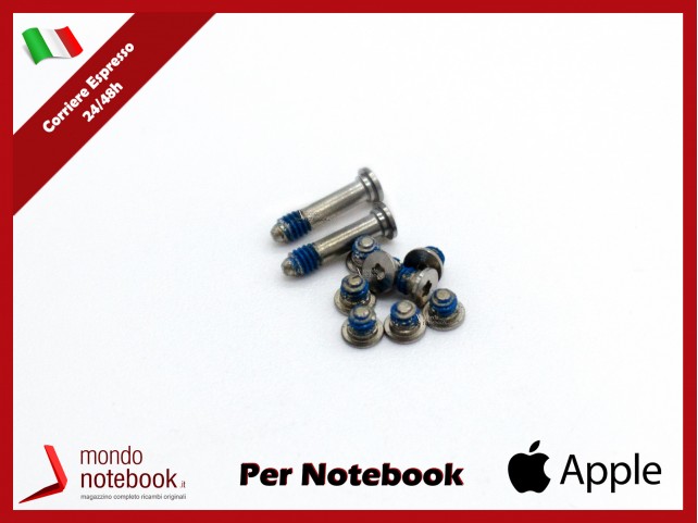 Kit Viti Alloggiamento Bottom Case Apple MacBook Air 13'' A1466 A1369 A1370 A1465 2013 2014 2015 Kit Viti Alloggiamento Bottom Case Apple MacBook Air 13'' A1466 A1369 A1370 A1465 2013 2014 2015