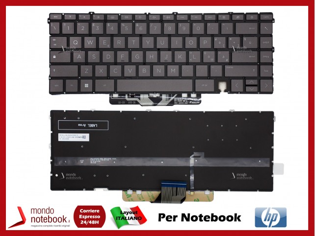 Tastiera Notebook HP 15-BS 15-CC 15-BW 15-CB 17-BS 250 G6, 255 G6 (Nera)