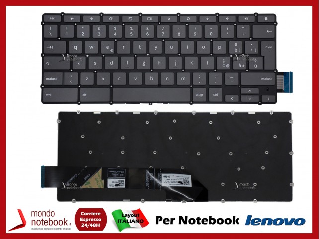 Tastiera Notebook Lenovo Ideapad Flex 5 CHROMEBOOK 13IML05 (Grey) Italiana Tastiera Notebook Lenovo Ideapad Flex 5 CHROMEBOOK 13IML05 (Grey) Italiana