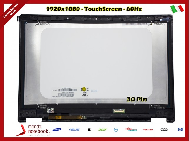 Display LCD con Touch Screen Originale ACER Spin 3 SP314-54N N19W2 FHD 30 Pin Display LCD con Touch Screen Originale ACER Spin 3 SP314-54N N19W2 FHD 30 Pin