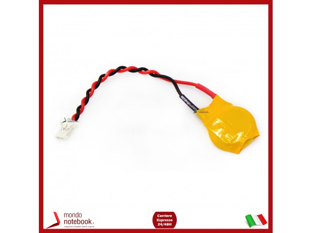 Batteria Tampone RTC CMOS BIOS ML1220 +3V 40mAh con Cavo Batteria Tampone RTC CMOS BIOS ML1220 +3V 40mAh con Cavo