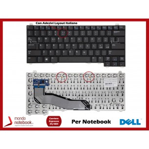 Tastiera Notebook DELL Studio 1555 1557 con adesivi Layout ITA