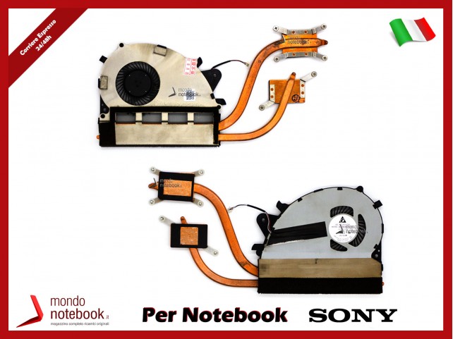 Dissipatore e Ventola Heatsink Fan CPU SONY VAIO SVS15 SVS1511 SVS1511S3C SVS1511S1C SVS1511S2C Dissipatore e Ventola Heatsink Fan CPU SONY VAIO SVS15 SVS1511 SVS1511S3C SVS1511S1C SVS1511S2C