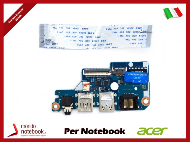 Board USB Audio ACER Nitro AN517-54 AN515-45 PH315-54 AN515-56 I/O Board Board USB Audio ACER Nitro AN517-54 AN515-45 PH315-54 AN515-56 I/O Board