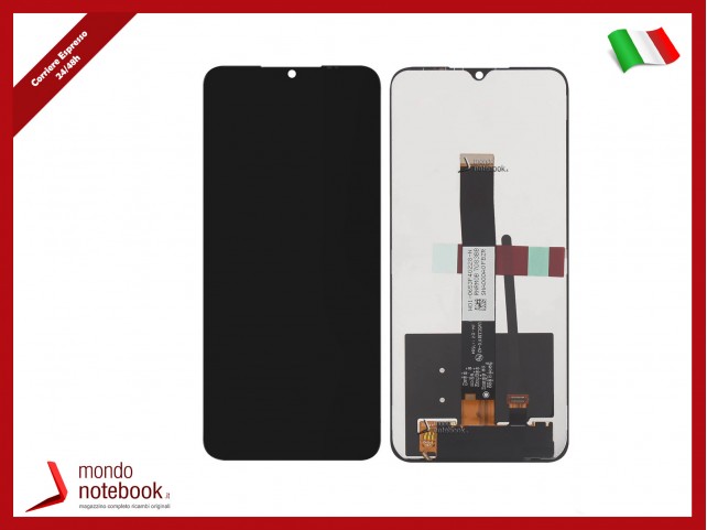 DISPLAY LCD PARI ORIGINALE SERVICE XIAOMI REDMI 9C NFC TOUCH SCREEN VETRO NERO DISPLAY LCD PARI ORIGINALE SERVICE XIAOMI REDMI 9C NFC TOUCH SCREEN VETRO NERO