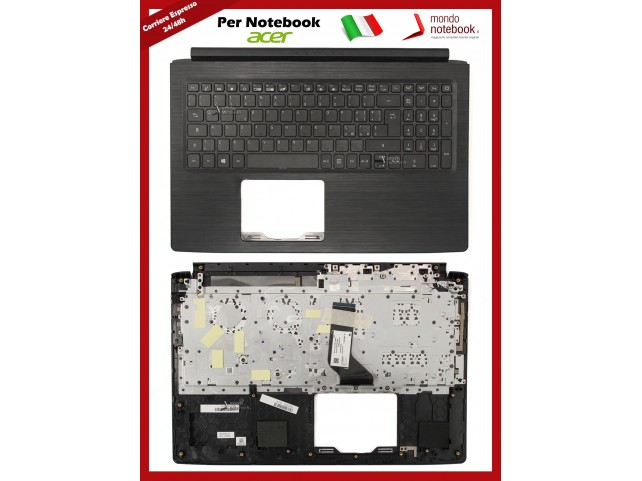 Tastiera con Top Case ACER Aspire A315-53 A315-53G A315-41 A515-52G (Nera) Layout Italiano Tastiera con Top Case ACER Aspire A315-53 A315-53G A315-41 A515-52G (Nera) Layout Italiano