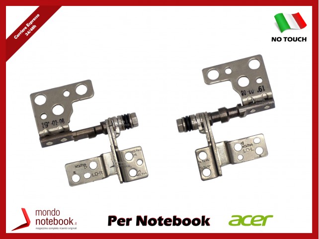 Cerniere Hinges ACER Aspire S5-371 Swift SF514-51 (COPPIA) Versione NO TOUCH Cerniere Hinges ACER Aspire S5-371 Swift SF514-51 (COPPIA) Versione NO TOUCH