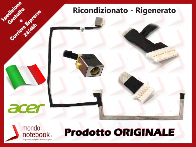 Connettore di Alimentazione DC Power Jack ACER S3-331 S3-371 S3-391 S3-951 Ricondizionato Connettore di Alimentazione DC Power Jack ACER S3-331 S3-371 S3-391 S3-951 Ricondizionato