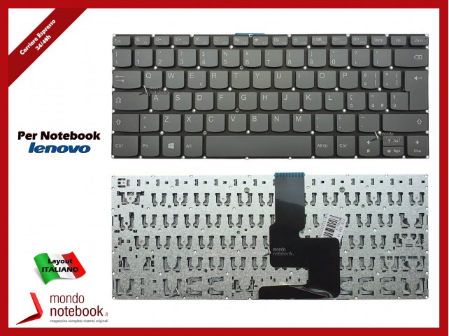 Tastiera Notebook Lenovo Yoga 520-14IKB 720-15IKB (Grigia) Italiana Tastiera Notebook Lenovo Yoga 520-14IKB 720-15IKB (Grigia) Italiana