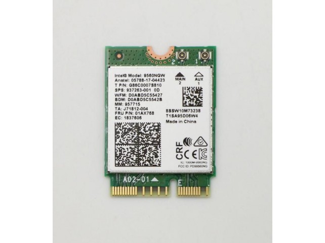 Scheda Wireless WiFi Lenovo Wireless Card CMB IN 9560 Scheda Wireless WiFi Lenovo Wireless Card CMB IN 9560