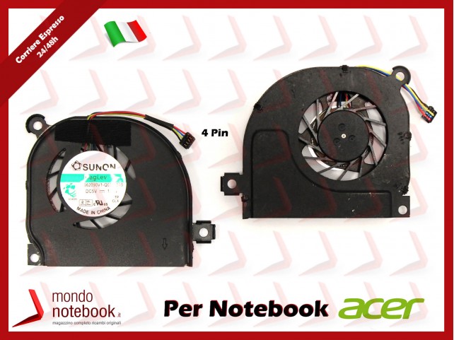 Ventola Fan CPU ACER Aspire 3410 3810 3810T 3810TG 3810TZ (Versione 1) Ventola Fan CPU ACER Aspire 3410 3810 3810T 3810TG 3810TZ (Versione 1)