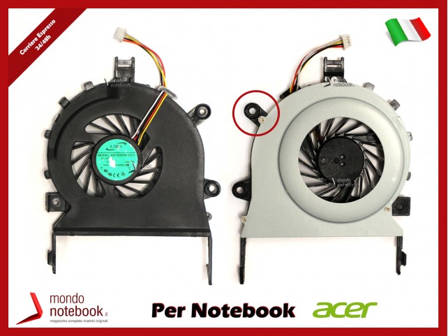 Ventola Fan CPU ACER Aspire 5745 5745G (4 pin) Per Scheda Video Integrata Ventola Fan CPU ACER Aspire 5745 5745G (4 pin) Per Scheda Video Integrata