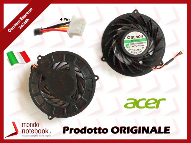 Ventola Fan CPU ACER Aspire 5950 5950G Ventola Fan CPU ACER Aspire 5950 5950G