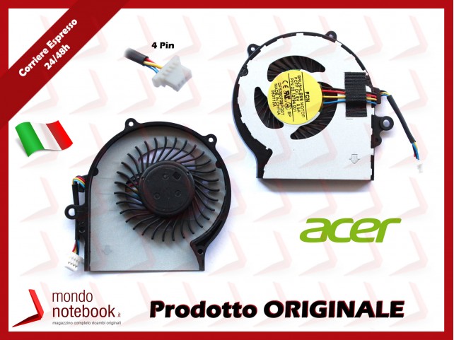 Ventola Fan CPU ACER Aspire V5-122P V5-132 V5-132P V5-132H - 60.M92N1.002 Ventola Fan CPU ACER Aspire V5-122P V5-132 V5-132P V5-132H - 60.M92N1.002