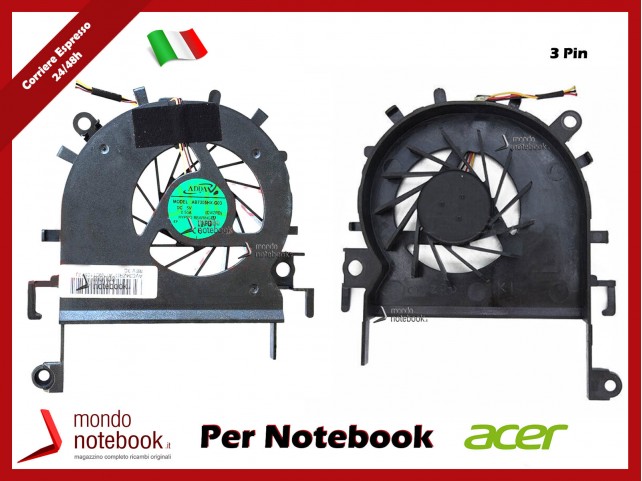 Ventola Fan CPU ACER Gateway E732 E732G Ventola Fan CPU ACER Gateway E732 E732G