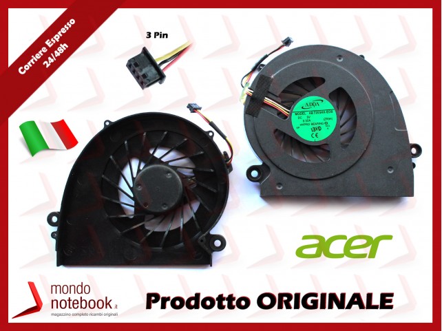 Ventola Fan CPU ACER Travelmate 8572 8572T Ventola Fan CPU ACER Travelmate 8572 8572T