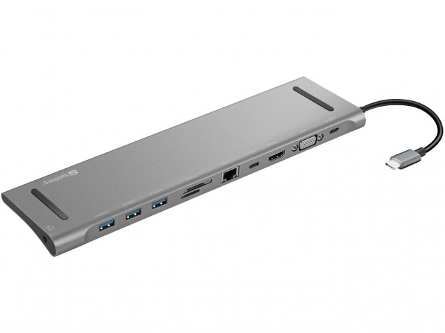 Sandberg USB-C 10-in-1 Docking Station  USB-C 10-in-1 Docking