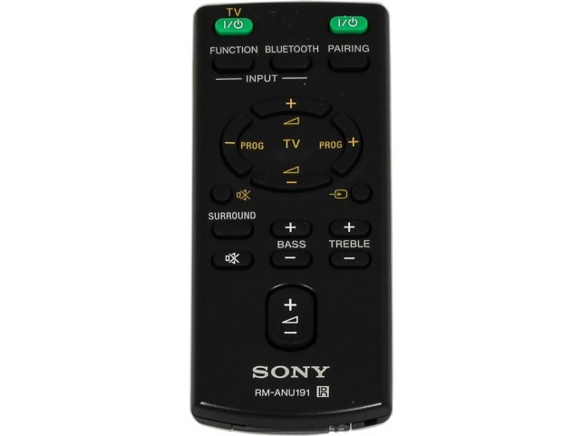 Telecomando Sony Remote Commander (RM-ANU191) HT-CT60BT Telecomando Sony Remote Commander (RM-ANU191) HT-CT60BT