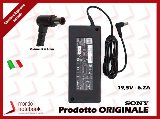 Alimentatore Originale SONY per TV BRAVIA 120W 19,5V 6,2A (6mm X 4,4mm) 2P ACDP-120E03 Alimentatore Originale SONY per TV BRAVIA 120W 19,5V 6,2A (6mm X 4,4mm) 2P ACDP-120E03