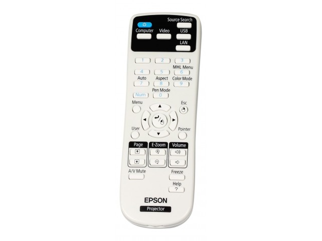 Epson Remote Controller 1613717, Projector, Press Epson Remote Controller 1613717, Projector, Press