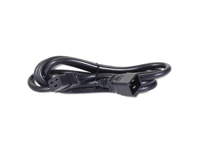 Roline Power Cable Black 0.75 M C20  Coupler C19 Coupler
