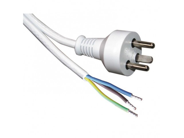 Roline Power Cable White 2 M Power  Plug Type K