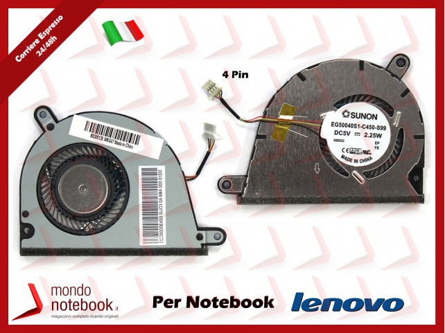 Ventola Fan CPU LENOVO Yoga 2 13 Ventola Fan CPU LENOVO Yoga 2 13