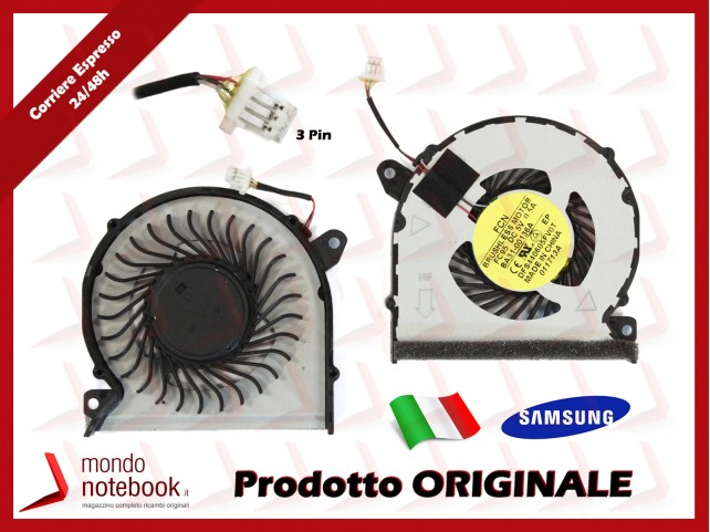 Ventola Fan CPU SAMSUNG NP530U3C NP535U3C NP532U3C NP530U3B NP530U4E (3 PIN) Ventola Fan CPU SAMSUNG NP530U3C NP535U3C NP532U3C NP530U3B NP530U4E (3 PIN)