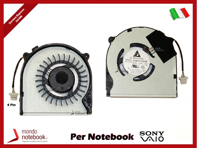 Ventola Fan CPU SONY Vaio SVT13 SVT131 SVT13124CXS SVT131A11T Ventola Fan CPU SONY Vaio SVT13 SVT131 SVT13124CXS SVT131A11T