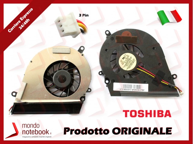 Ventola Fan CPU TOSHIBA Satellite A200 A205 A210 A215 A350 A355 (per INTEL) Ventola Fan CPU TOSHIBA Satellite A200 A205 A210 A215 A350 A355 (per INTEL)